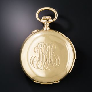 18K Gold Repeater Pocket Watch by G. Braillard