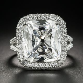 5.56 Carat Antique Cushion-Cut Diamond in Oscar Heyman Mounting - GIA G VS2 - 1