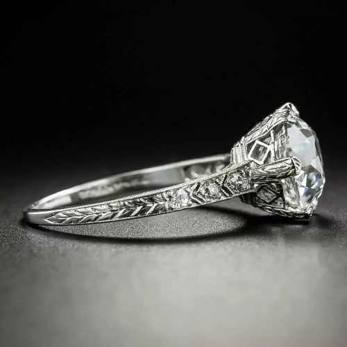Vintage Tiffany & Co. Ring with Intricate Hand Engraving.