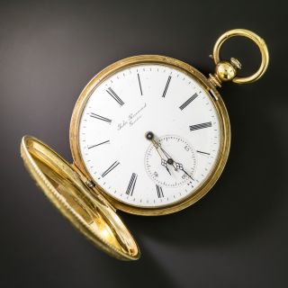 Antique Jules Perrenoud Key Wind Pocket Watch