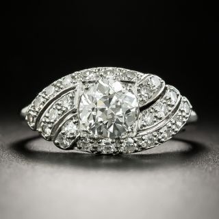 Art Deco 1.03 Carat Diamond Engagement Ring - GIA G VS2 - 2