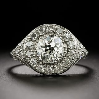 Art Deco 1.17 Carat Diamond Ring -  GIA  J SI1 - 3