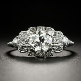 Art Deco 1.24 Carat Diamond Engagement Ring - GIA K VVS2 - 3