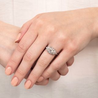Art Deco 1.24 Carat Diamond Engagement Ring - GIA K VVS2