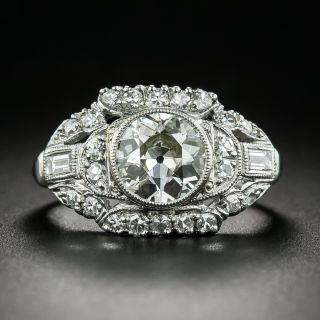 Art Deco 1.25 Carat Diamond Engagement Ring - 1