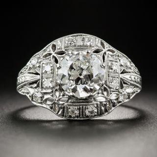 Art Deco 1.52 Carat Diamond Ring - GIA I SI1 - 2