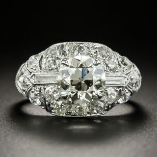 Art Deco 1.79 Carat Diamond Engagement Ring - GIA N VVS2 - 2