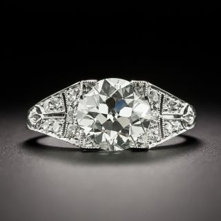 Art Deco 2.12 Carat Diamond Engagement Ring  - GIA  J VS1 - 2