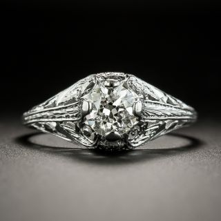 Art Deco Diamond Ring by Belais for Granat Brothers - 2