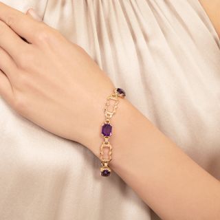 Art Deco Amethyst Bracelet by Allsopp-Bliss Co.