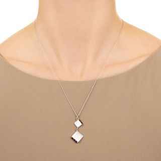 Art Deco Amethyst Pendant