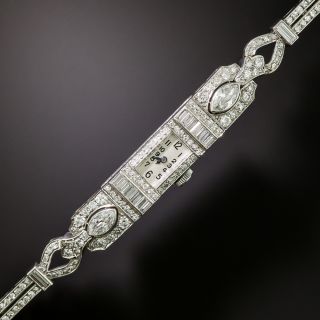 Art Deco Diamond Bracelet Watch by Breguet - 3
