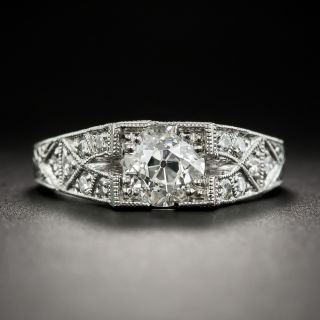 Art Deco-Inspired 1.04 Carat Diamond Engagement Ring - GIA I I1 - 1