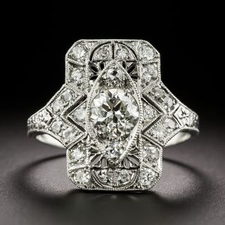 Art Deco Neoclassical Diamond Dinner Ring - 3