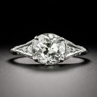 Art Deco-Style 2.11 Carat Diamond Ring - GIA  K VS1 - 2