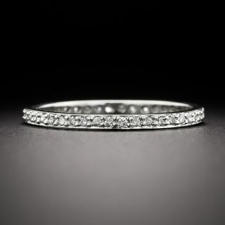 Art Deco-Style Diamond Eternity Band, Size 7 1/4 - 3