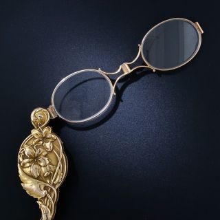 Art Nouveau Floral Lorgnette by Krementz