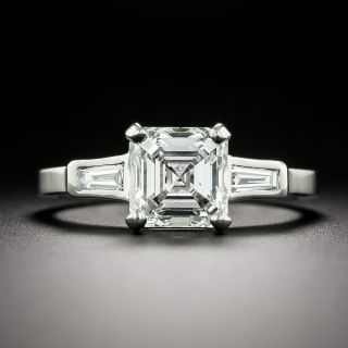 Contemporary 2.01 Carat Square Emerald-Cut Diamond Engagement Ring - GIA F VS2 - 3
