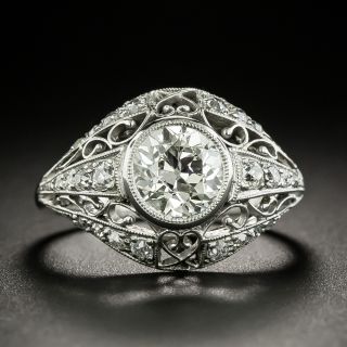 Edwardian 1.35 Carat Diamond Engagement Ring, Size 6 1/4 - 1
