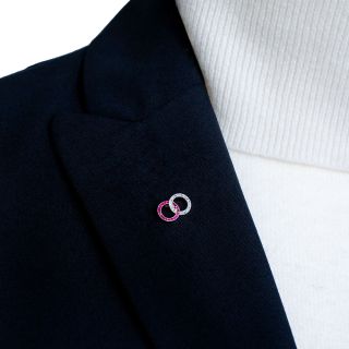 Edwardian Diamond and Ruby* Stickpin 