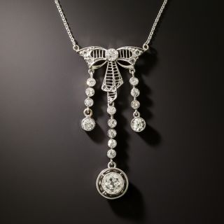 Edwardian Diamond Négligée Necklace - 3