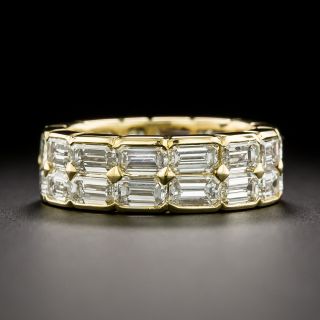 Estate 7.00 Carat Emerald-Cut Diamond Band, Size 6 1/4 - 2