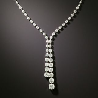 Estate Diamond Negligee Necklace - 2