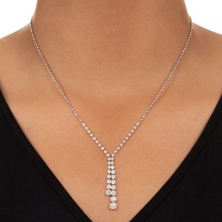 Estate Diamond Negligee Necklace