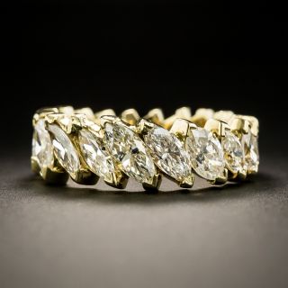 Estate Marquise Diamond Eternity Band, Size 8 1/4 - 2