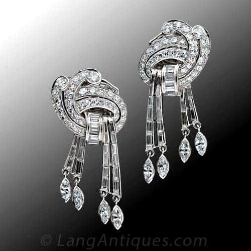 Diamond Ear Clips