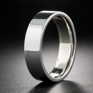 Gents Special Order Flat Edge Wedding Band