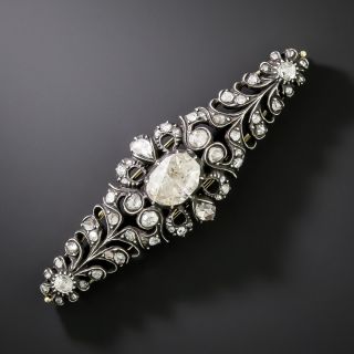 Georgian-Style Rose-Cut Diamond Barrette, Netherlands - 1