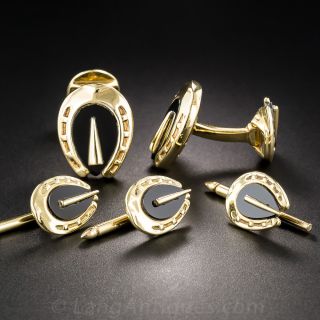 Horseshoe Motif Tuxedo Set - 2