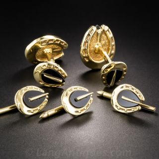 Horseshoe Motif Tuxedo Set