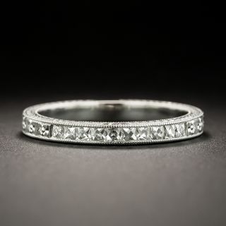 French-Cut Diamond Wedding Band - 1