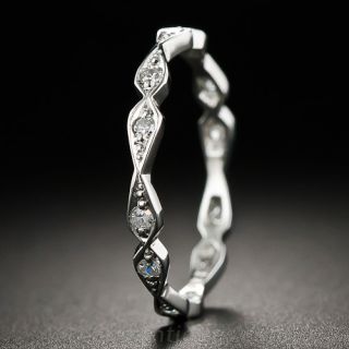 Lang Collection Geometric Diamond Eternity Band - 1