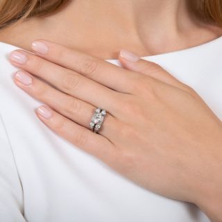 Late Art Deco/Retro Marquise Diamond Ring