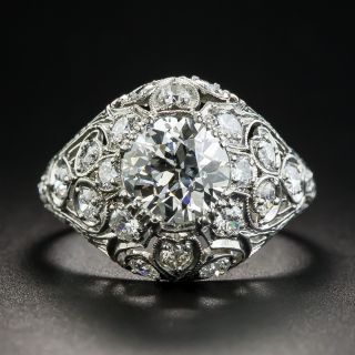 Late-Edwardian 1.71 Carat Diamond Engagement Ring - GIA K VS2 - 1