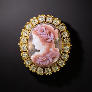 Late Georgian/Early Victorian Hardstone Cameo Brooch - 2