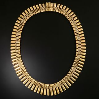 Retro 18K Fringe Necklace - 2
