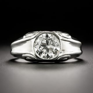 Tiffany & Co. 1.12 Carat European-Cut Diamond Art Deco Ring - 4