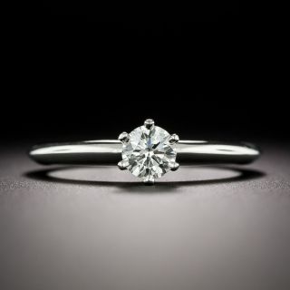Tiffany & Co. Classic .35 Carat Diamond Solitaire Ring - 2