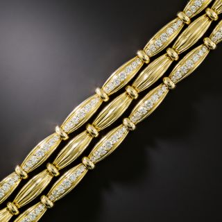 Tiffany & Co. Three-Row Diamond Bracelet, Circa 1992 - 3