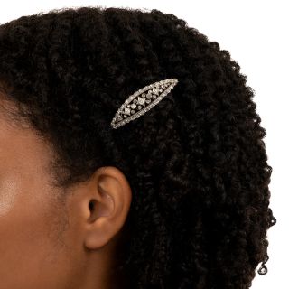 Victorian Diamond Hair Barrette