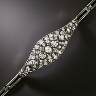 Victorian Diamond Link Bracelet, Austro Hungarian - 2