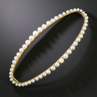 Victorian Natural Pearl Barrette  - 3