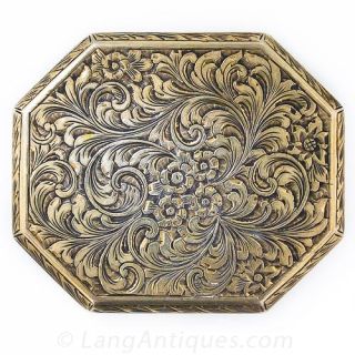 Vintage Swiss Enamel Compact